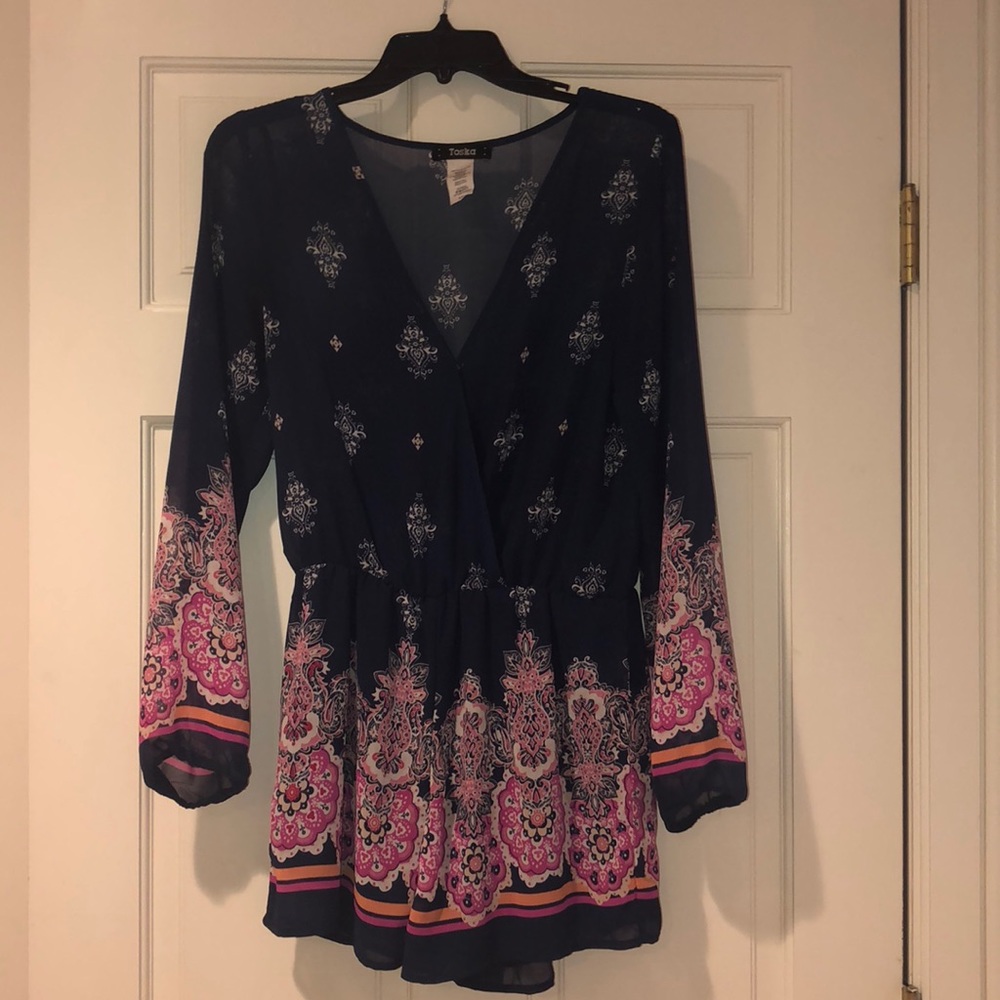 Paisley Floral Romper